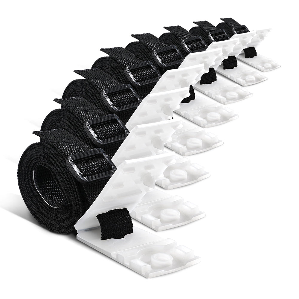Aquabuddy Pool Cover Roller Attachment Reel Strap Kit – 8 Pack