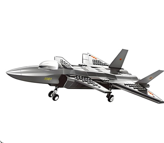 Christmas gift J-20 Stealth Fighter Jet Building Blocks Set, 229 Pieces Military Aircraft Model Kit for Kids Aged 6+ & Enthusiasts(J20 fighter)