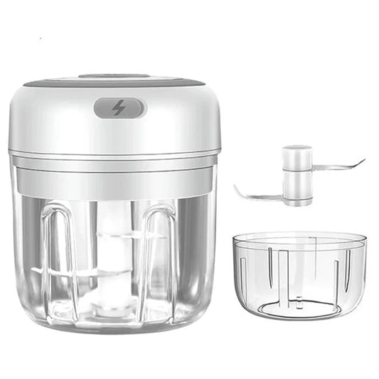 NNEOBA Mini Electric Meat Grinder & Garlic Crusher – One-Touch Chopper