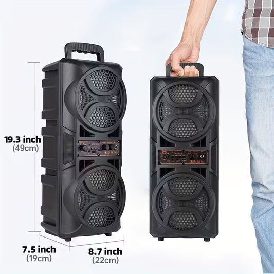 3000W Portable Wireless Speaker with Dual Subwoofers