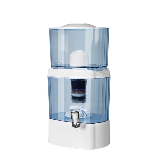 24L Benchtop 8-Stage Water Filter – Alkaline Mineral Ceramic Carbon Purifier