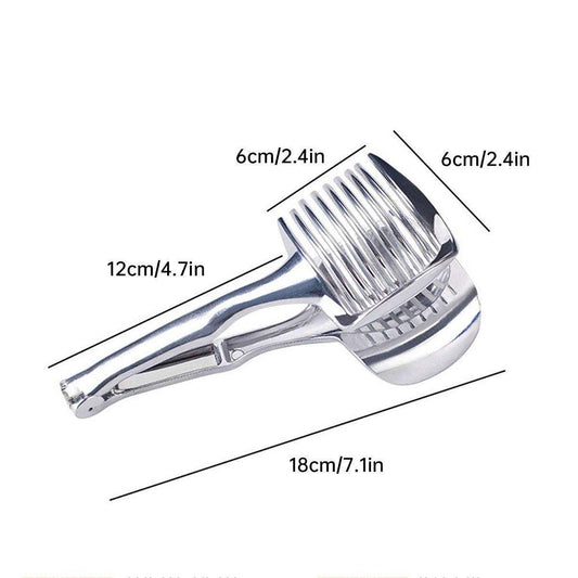 Multifunctional Lemon Tomato Fruit Slicer Cutter Tool with Handle for Household