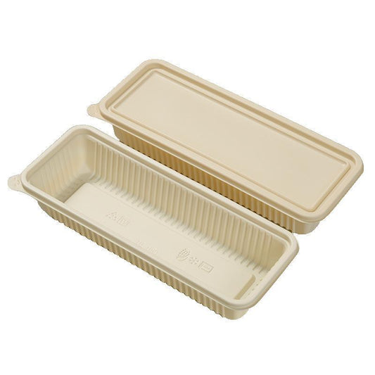 Biodegradable Corn Starch Meal Prep Containers Lids Durable Multi Compartment - C2B
