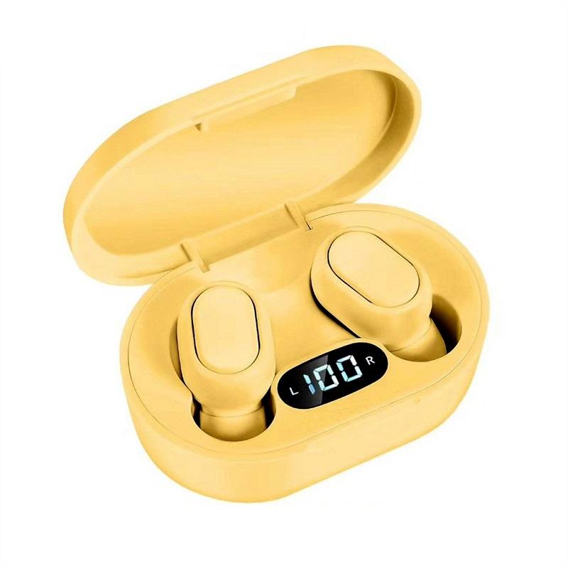 Waterproof Tws Bluetooth 5.0 In-ear Headphones for Sports - Black