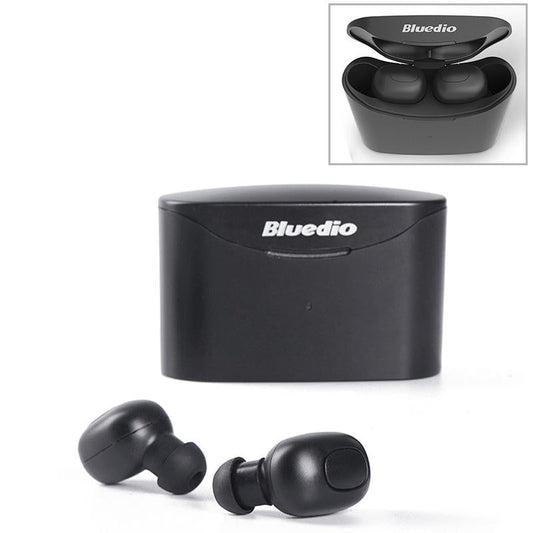 Bluetooth 5.0 Wireless Earbuds with Charging Case - Black