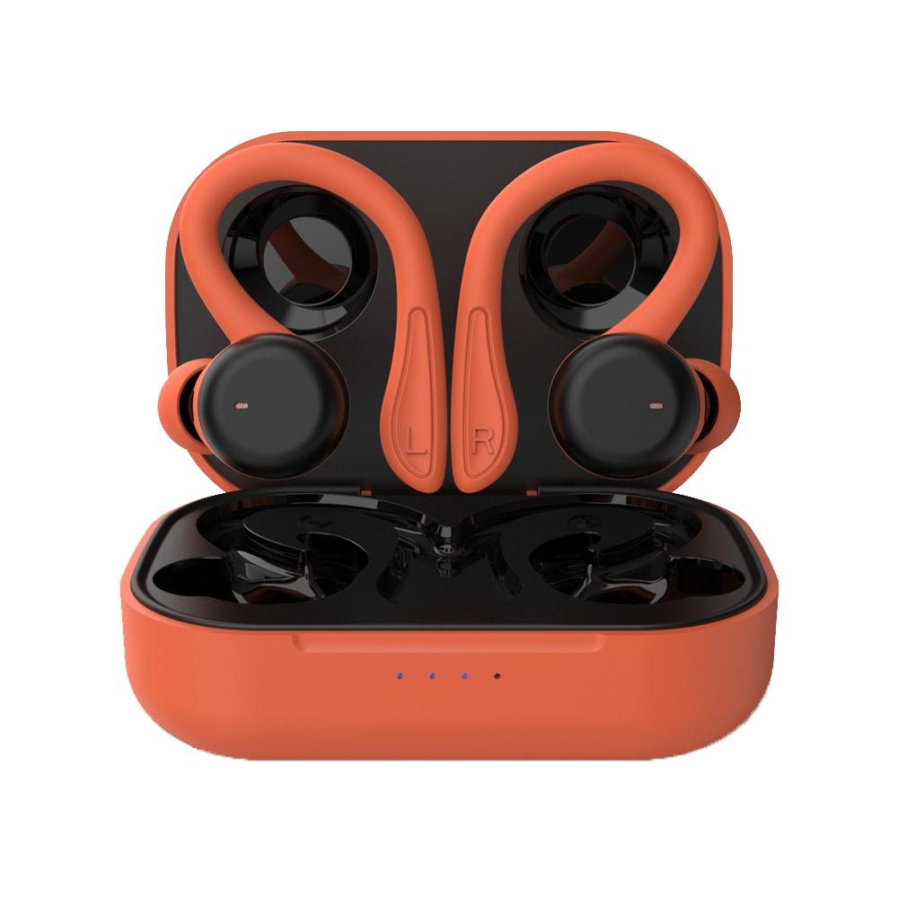 Waterproof t & g T40 Tws Bluetooth Earphones with Charging Box - Black
