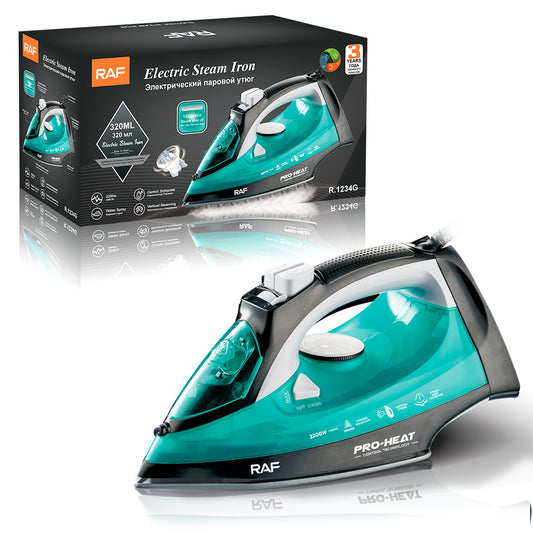 2200W Electric Steam Iron Ceramic Soleplate Vertical Steam Function – Green