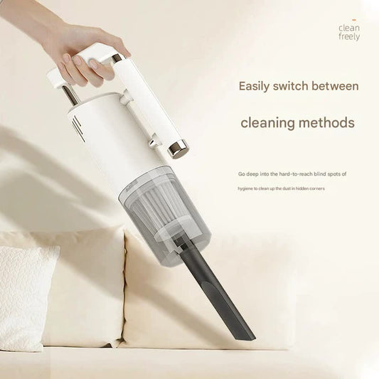 Cordless 2-in-1 Handheld & Stick Vacuum Cleaner - Powerful Suction, Washable Filter, Multi-Tool Kit(White)
