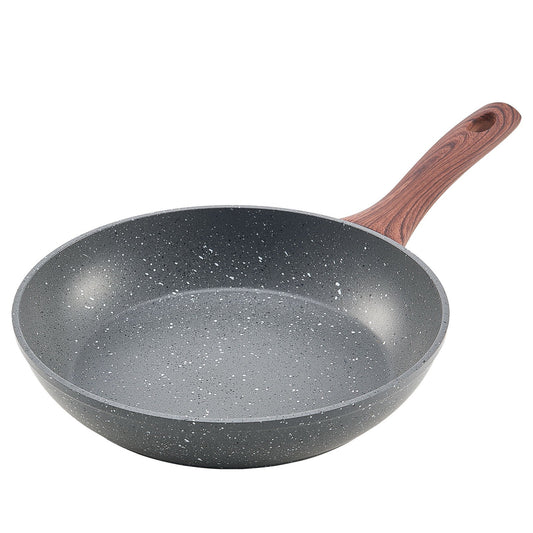 VEVOR Frying Pan Skillet, Aluminum Egg Fry Pans, 3 Piece Set (250, 280, 325 mm), Nonsitck Heavy-Duty Skillets with Heat-Resistant Handle, Chef's Kitchen Cookware, for Gas, Electric, Induction, Grey