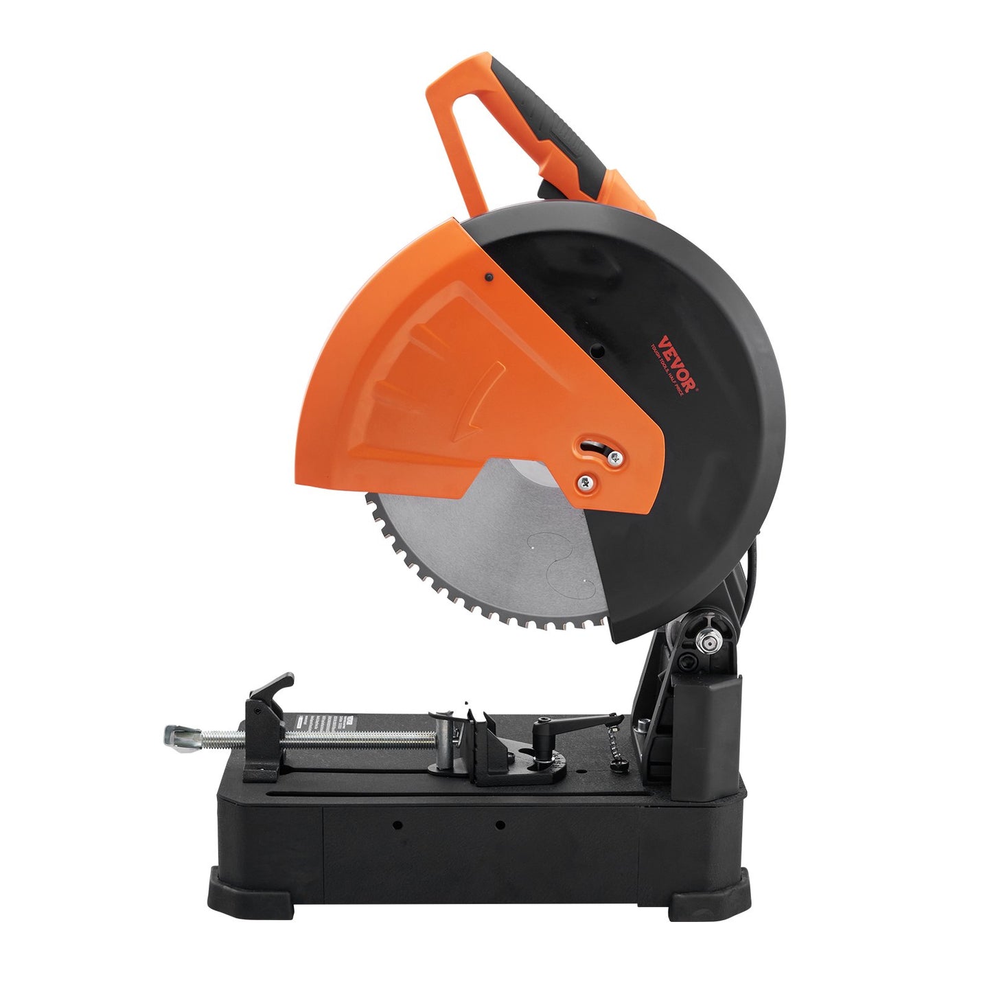 VEVOR Chop Saw, 14"/355mm Blade Diameter Cut Off Saw, 2800W 1200RPM Steel Cutting Machine, Adjustable Dry Cut Chop Saw, Miter Saw for Cutting Metal Cold Cut Saw for Steel/Rebar/Iron/Aluminum