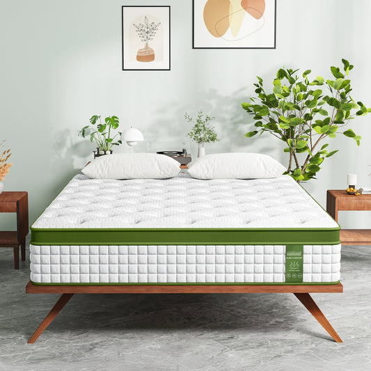 BedStory Single 30cm Hybrid Mattress Cooling Gel Memory Foam 5 Zone Pocket Spring Bed Temperature Regulating