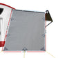 Caravan Privacy Screen Roll-Out Awning 1.95x2.2M UV Sun Shade – Grey
