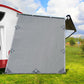 Caravan Privacy Screen Roll-Out Awning 1.95x2.2M UV Sun Shade – Grey