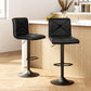 Artiss 2x Bar Stools Kitchen Dining Chairs Gas Lift Stool Leather Black