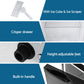 Devanti 122L Two Door Bar Fridge Mini Fridge with Freezer Black