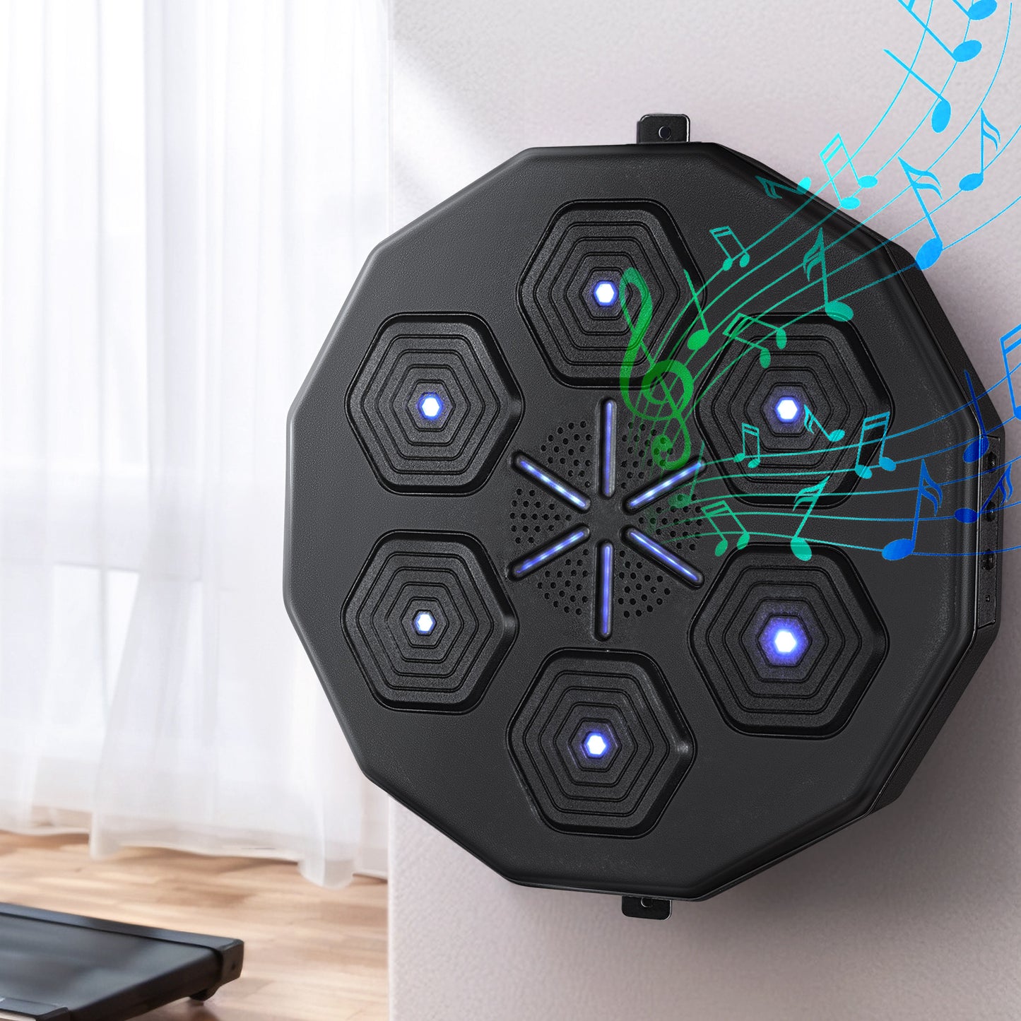 Everfit Electronic Boxing Machine Bluetooth & LED Target – Home Gym