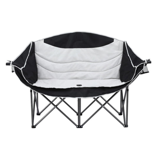 Weisshorn Camping Chair Double Folding Moon Chair Portable Seat 240KG