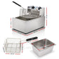 Devanti 10L Commercial Electric Deep Fryer Single Basket 2200W