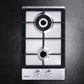 Devanti Gas Cooktop 30cm 2 Burner Silvir