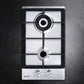 Devanti Gas Cooktop 30cm 2 Burner Silvir