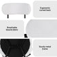 Artiss Dining Chairs Set of 2 Sherpa Boucle White