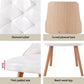 1 Set of 4 Artiss Dining Chairs White PU