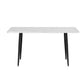 1.5M Artiss Dining Table Marble Effect