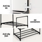 Artiss DIY Stackable Shoe Rack 10-Tier Dunn – Black