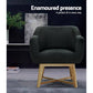 Artiss Armchair Tub Chair Charcoal Aston