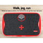 Everfit Vibration Machine Platform Vibrator with Resistance Rope Home Gym Red