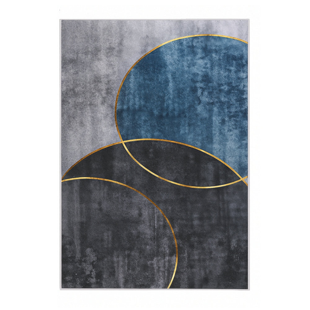 Artiss Washable Floor Rug 160X230cm Large Geometric Area Rug Modern Floor Carpet
