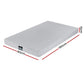 Giselle Bedding Cool Gel Memory Foam Mattress Charcoal 7-Zone Washable Bamboo Cover 15cm Single