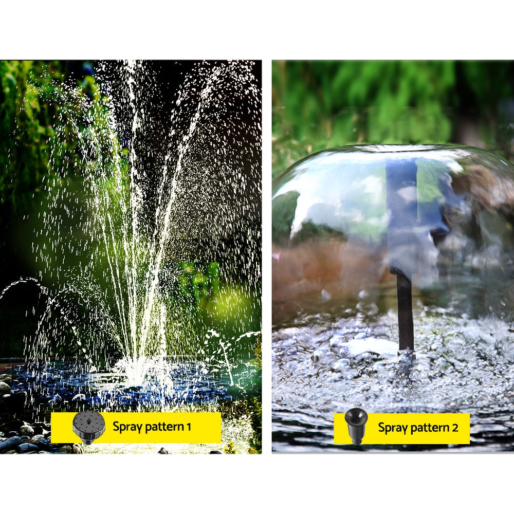 Gardeon Solar Pond Pump with Filter Box 500L/H – 4.6FT Garden Fountain