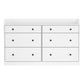 Artiss 6 Chest of Drawers - PETE White