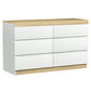 Artiss 6 Chest of Drawers Cabinet Dresser Table Tallboy Storage Bedroom White