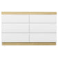 Artiss 6 Chest of Drawers Cabinet Dresser Table Tallboy Storage Bedroom White