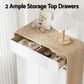 Artiss Shoe Rack Cabinet 20 Pairs Storage Cupboard Pine&White