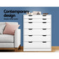 Artiss 6 Chest of Drawers - MYLA White