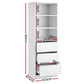 Artiss 3 Chest of Drawers Tallboy Cabinet White