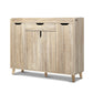 Artiss Shoe Rack Cabinet 26 Pairs Adjustable Pine Cissy