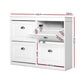 Artiss Shoe Rack Cabinet 16 Pairs 4-tier White Paul