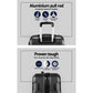 Wanderlite 20 Inch Luggage with Zipper Lock Travel Suitcase Carry On Hard Shell Luggage Case Black
