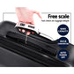 Wanderlite 28 Inch Luggage with TSA Lock Spinner Travel Suitcase Carry On Hard Shell Luggage Case Black