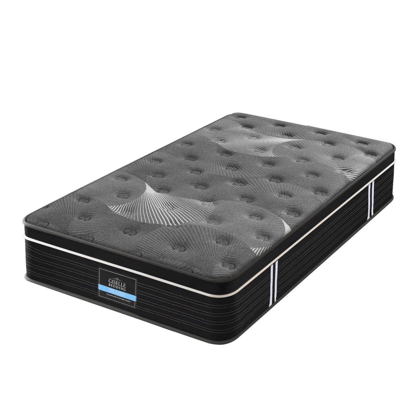 Giselle Bedding 35cm Mattress Graphene Memory Foam Medium Firm Euro Top Mattresses Single