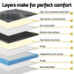 35cm Giselle Mattress Single Bed Bamboo Pocket Firm Foam