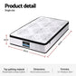 Giselle Bedding 30cm Mattress Pocket Spring Medium Firm Foam Euro Top Single