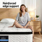 Giselle Bedding 30cm Mattress Pocket Spring Medium Firm Foam Euro Top Single