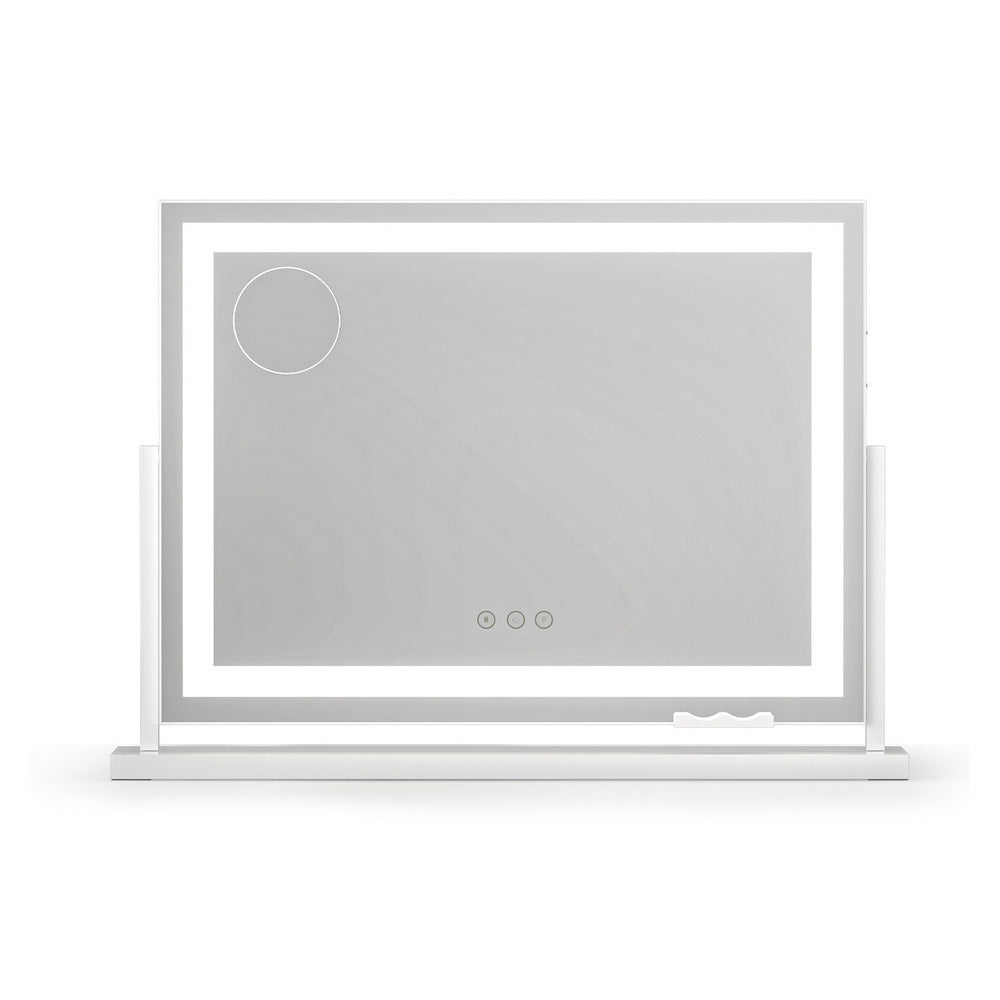 Embellir Makeup Mirror 58x46cm 360～ Rotatable Vanity Mirror with Lights Bright Light Strip Adjustable