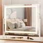 Embellir Makeup Mirror 58x46cm 360～ Rotatable Vanity Mirror with Lights Bright Light Strip Adjustable