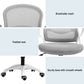 Artiss 2x Mesh Office Chair Computer Gaming Desk Chairs Work Study Mid Back Grey